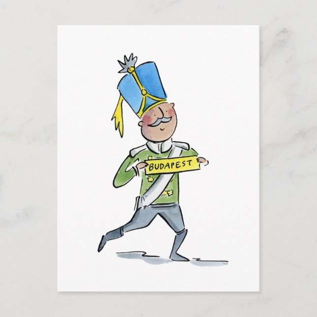 Budapest Postcard (Front)