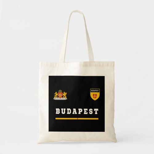 Budapest SportSoccer Jersey Flag Football Hungary  Tote Bag