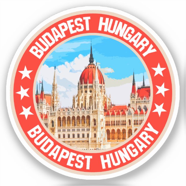 Budapest                                           sticker (Front)