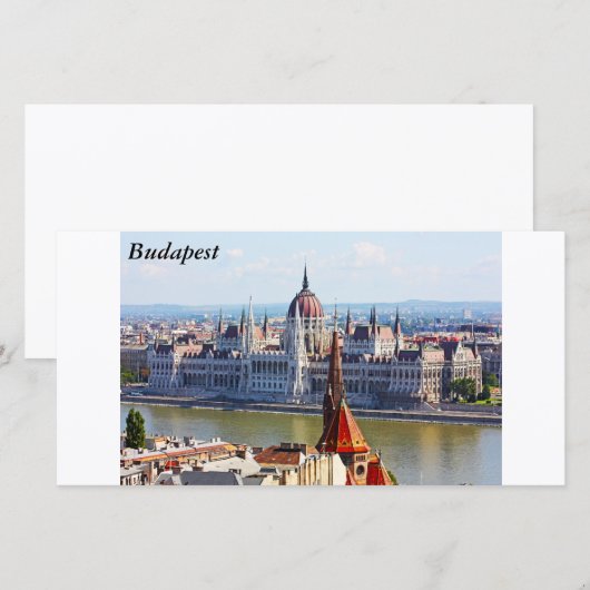 Budapest, the building of the Parliament, Budapest (Front/Back)