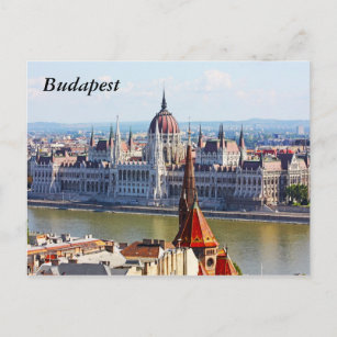 Budapest, the building of the Parliament, Budapest Postcard