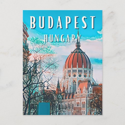 Budapest the pearl of the Danube Postcard