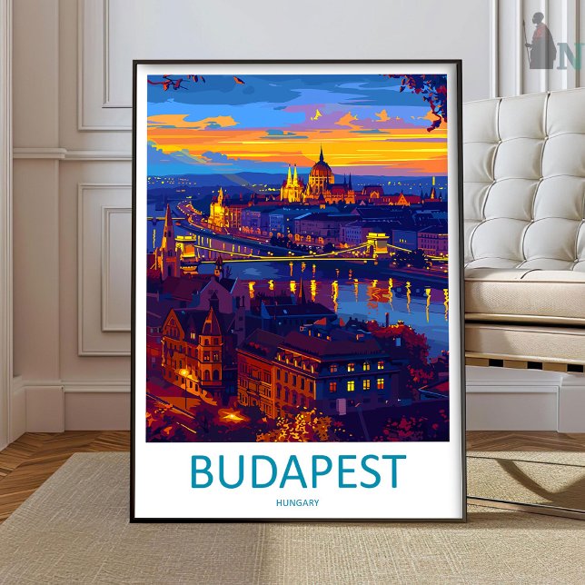 Budapest Travel Print Wall Art Budapest Wall Hangi (Creator Uploaded)