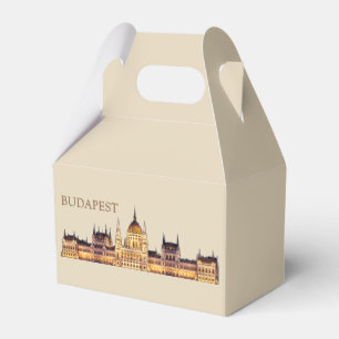 Budapest Travel Souvenir Favor Boxes