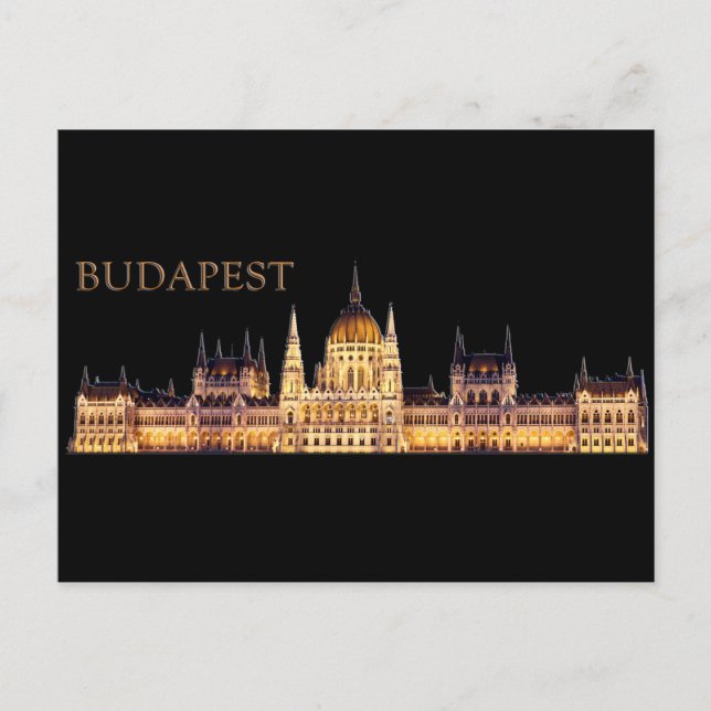 Budapest Travel Souvenir Postcard (Front)