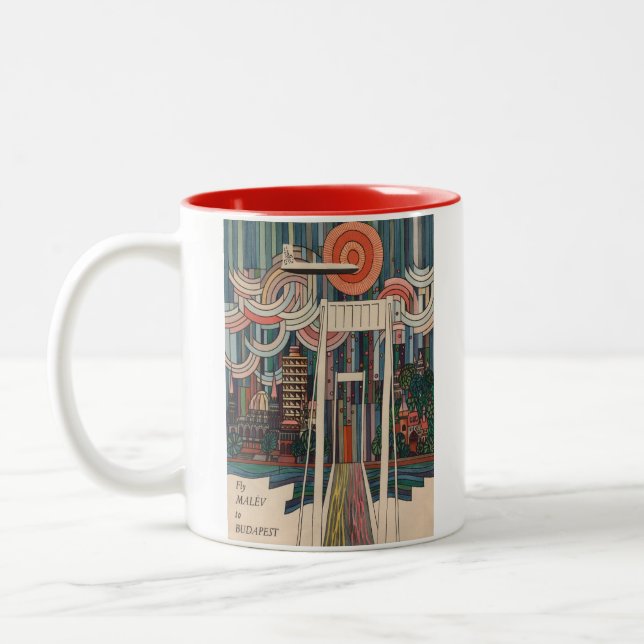 BUDAPEST Two-Tone COFFEE MUG (Left)