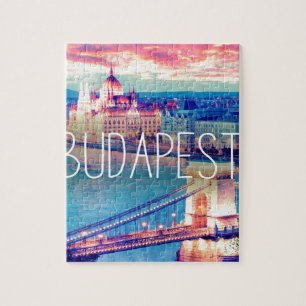 Budapest - vintage-poster jigsaw puzzle