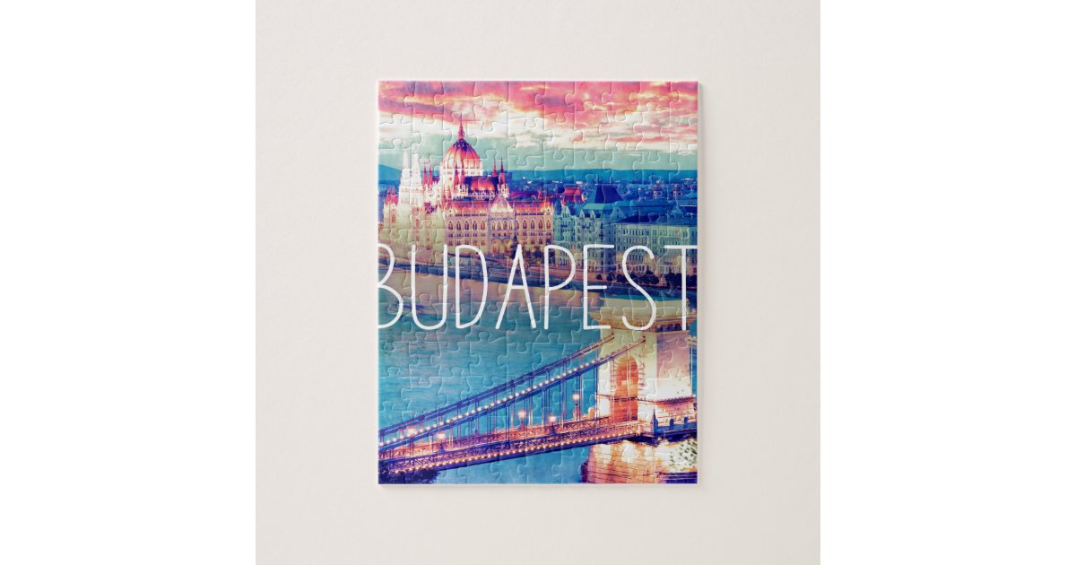MyPuzzle Hungary – Budapest, Vintage Poster – Premium 500 Teile Puzzle – Sonderkollektion Von Anderson Design Group – 48 X 34 Cm – Klimakompensiert