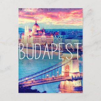 Budapest - vintage-poster postcard