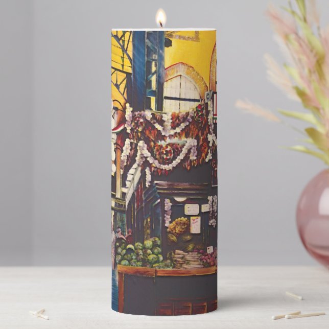 Budapest's Best Brunch Pillar Candle (In Situ)