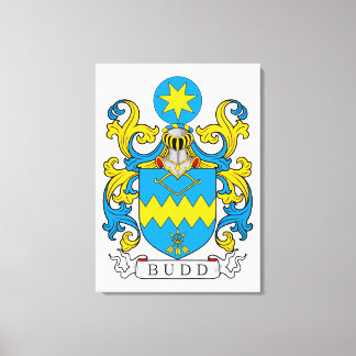 Budd Family Crest Canvas Print