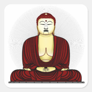 Budda Gautama Buddha Siddhartha Gautama Square Sticker