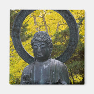 Budda Statue in the Japanese Gardens Golden Magnet