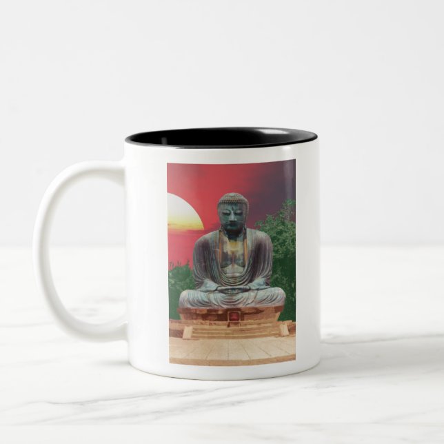 BUDDAH  46 .tif Two-Tone Coffee Mug (Left)