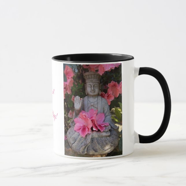 Buddah Beneath Azaleas Mug (Right)