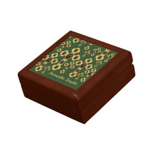 Budded Crosses with 6 Faux Bloodstones - Gift Box