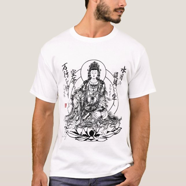 buddha-001w T-Shirt (Front)