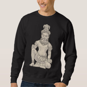 Buddha 4 Buddha Statue Buddha Wall Buddha Painting Sweatshirt