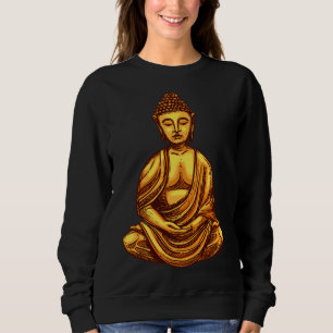 Buddha 5 Buddha Statue Buddha Wall Buddha Painting Sweatshirt