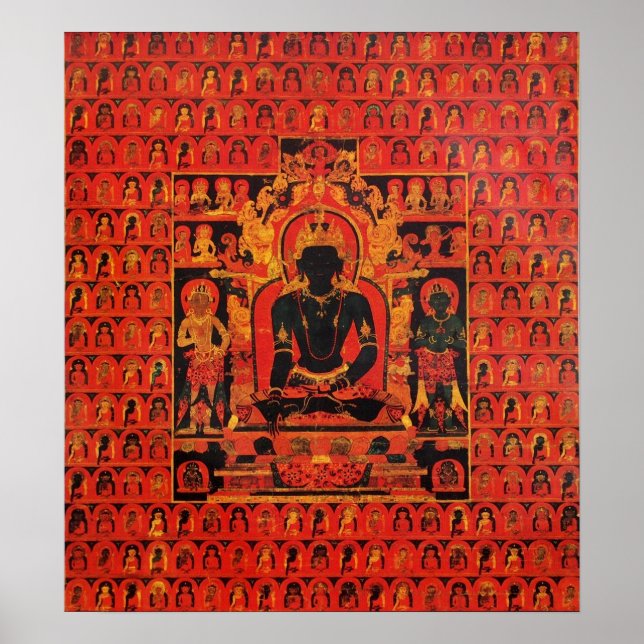 Buddha Akshobhya Poster (Front)