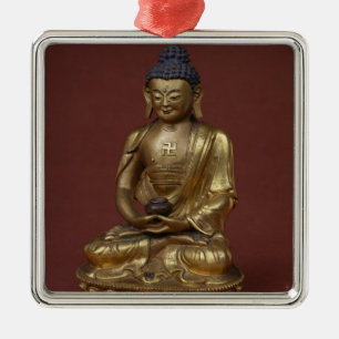 Buddha Amitayus seated in meditation Metal Ornament