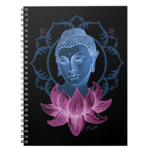 Buddha and Lotus Notebook