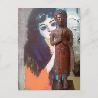 Buddha and postcards