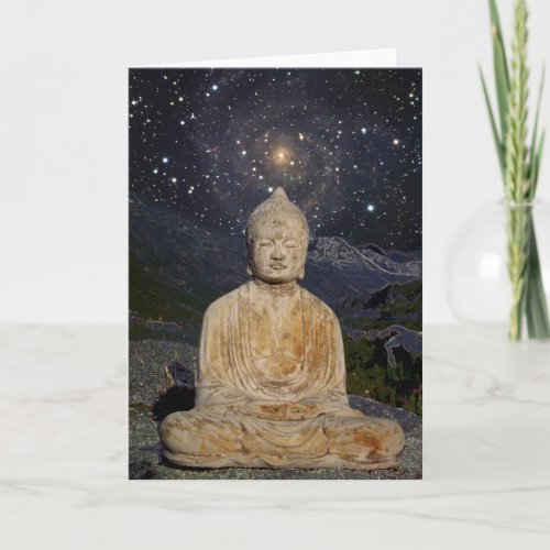 Buddha and the Stars Card