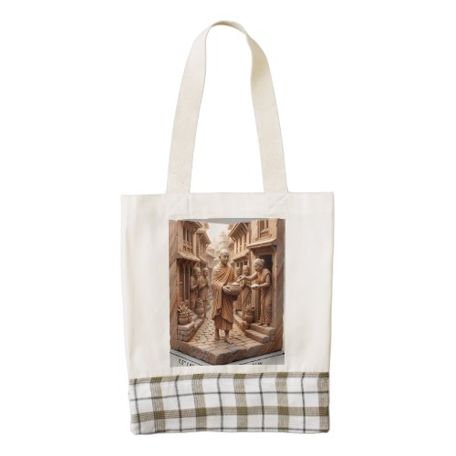 ​Buddha Art Religious Tote Bag - Peaceful Spiritua