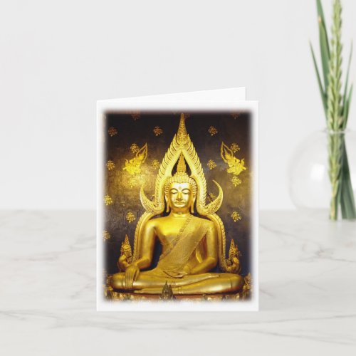 Buddha at Wat Yai_Blank Note Card