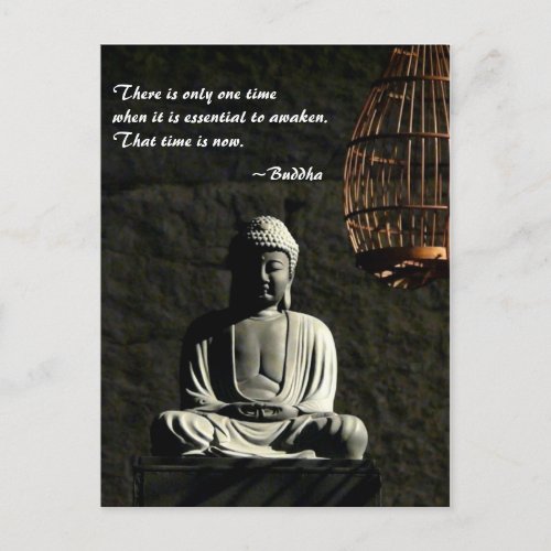 Buddha awaken postcard