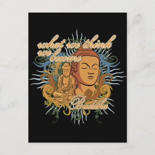 Buddha Become Quote Postcard