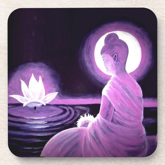Buddha Beverage Coaster (Front)