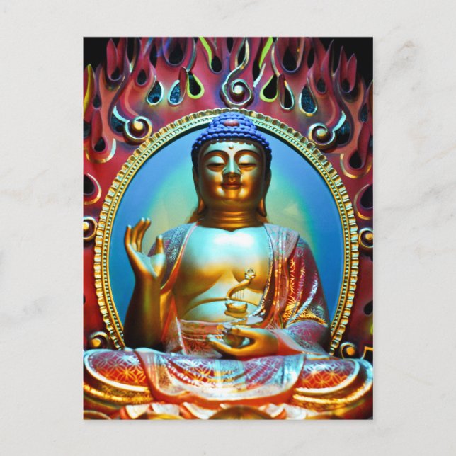 "Buddha Bless You" Postcard (Front)