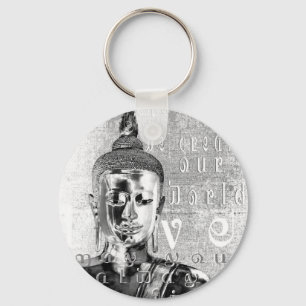 Buddha Blessing Keychain