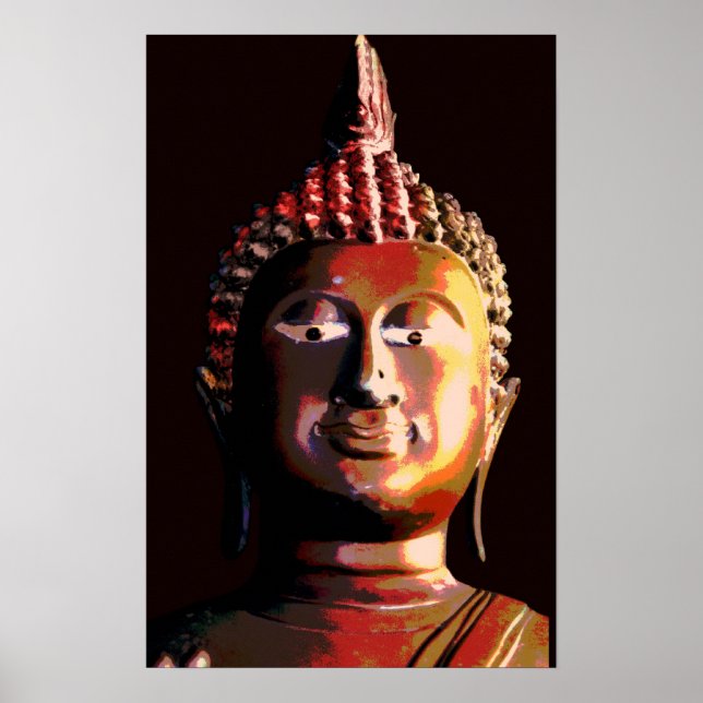 Buddha bronze color poster (Front)