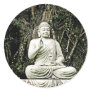 buddha, buddhism, asian, traditional, religion, classic round sticker