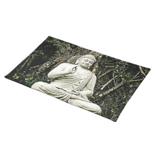 buddha, buddhism, asian, traditional, religion, cloth placemat