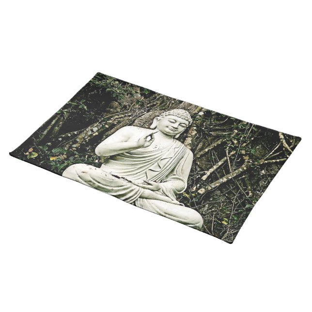 buddha, buddhism, asian, traditional, religion, cloth placemat (On Table)