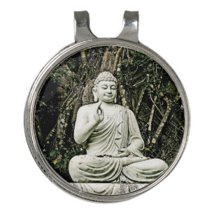 buddha, buddhism, asian, traditional, religion, golf hat clip