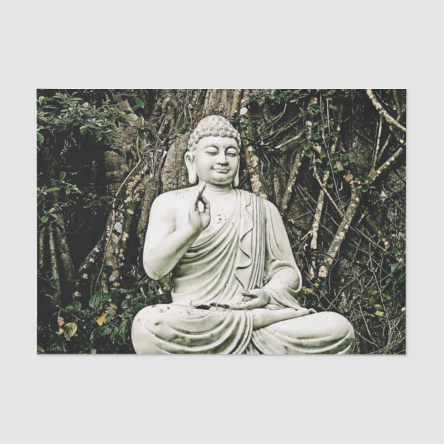 buddha, buddhism, asian, traditional, religion, tissue paper (Front)