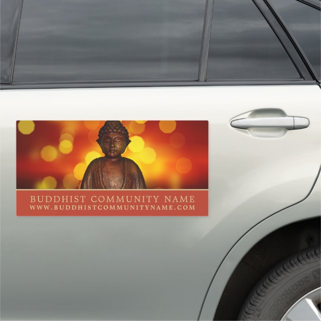 Buddha, Buddhism, Buddhist Car Magnet (In Situ)