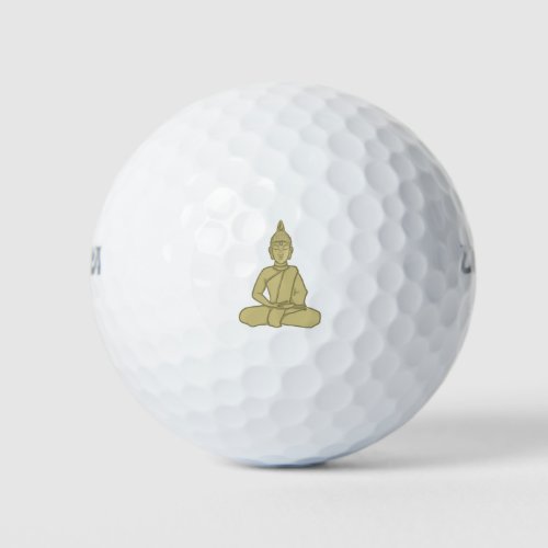 Buddha Buddhist Statue Golf Balls