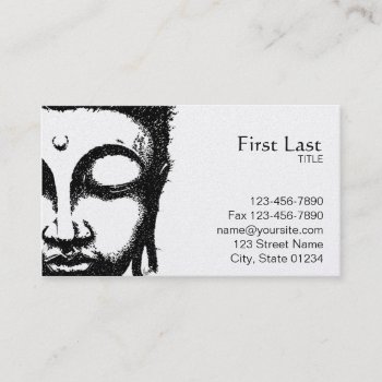 Buddha Business Card by kingkaoa at Zazzle