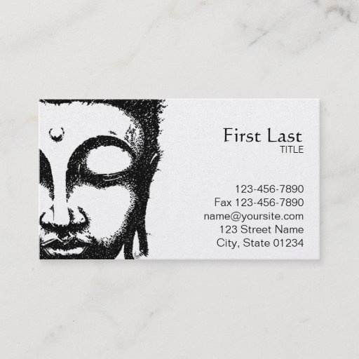 Customizable Buddha Business Card Templates