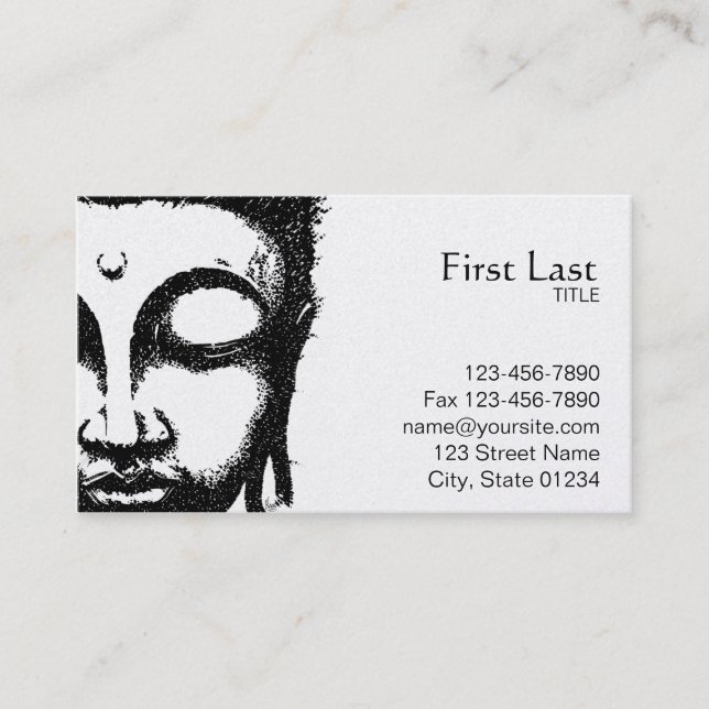 Buddha Business Card (Front)