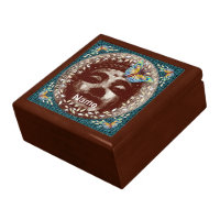 Om Mantra Yoga Symbol Gold Sun Asana Relax Fitness Gift Box