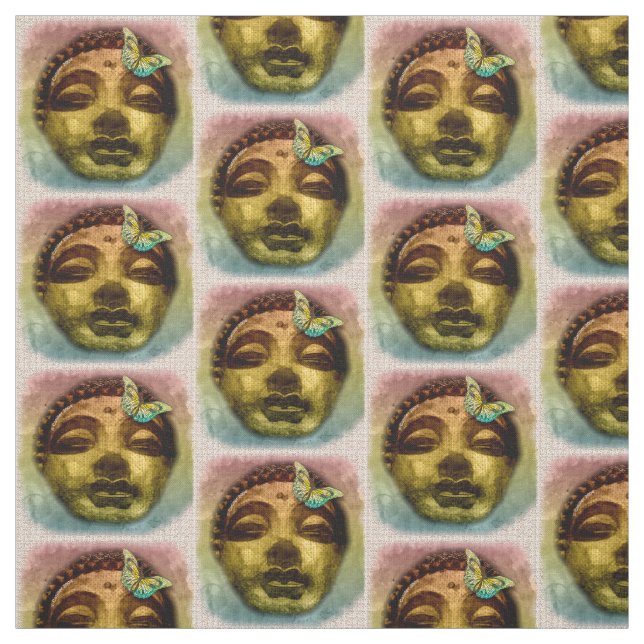 Buddha Butterfly Fabric (Swatch)