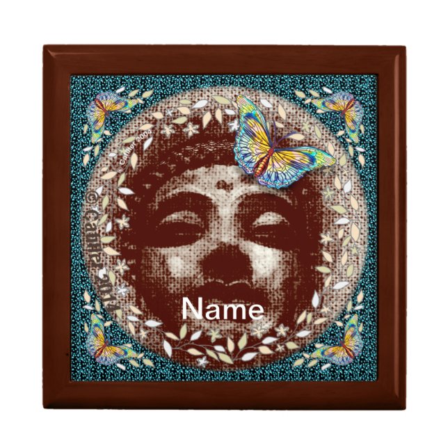 Buddha Butterfly  Jewelry Box (Front)