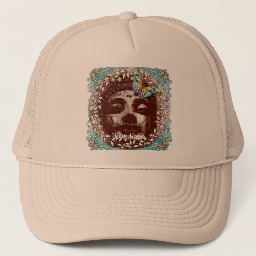 Buddha Butterfly Trucker Hat